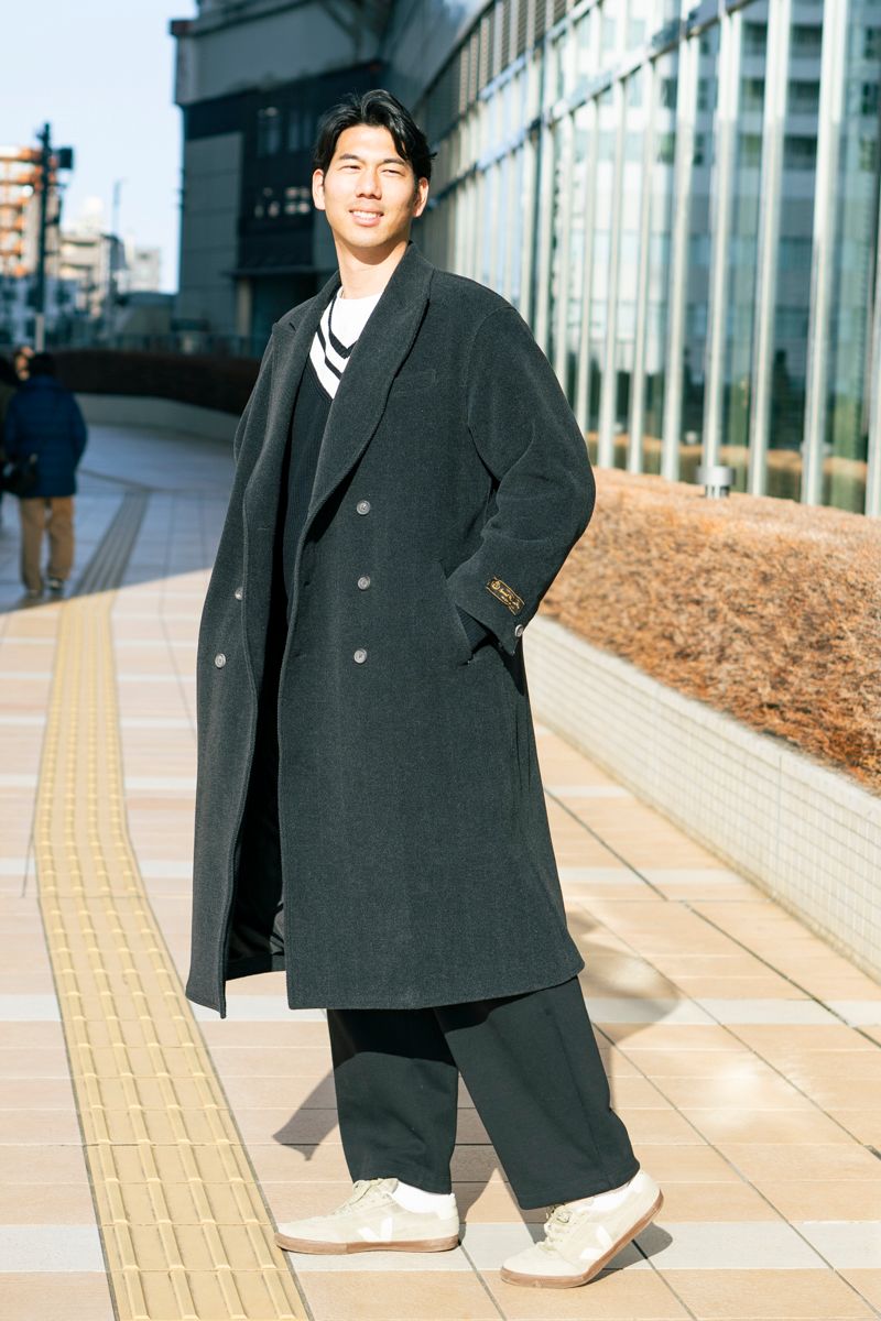 メゾンスペシャルのコートコーディネート | 260121-1444-37 熊谷 駿 4枚目の写真