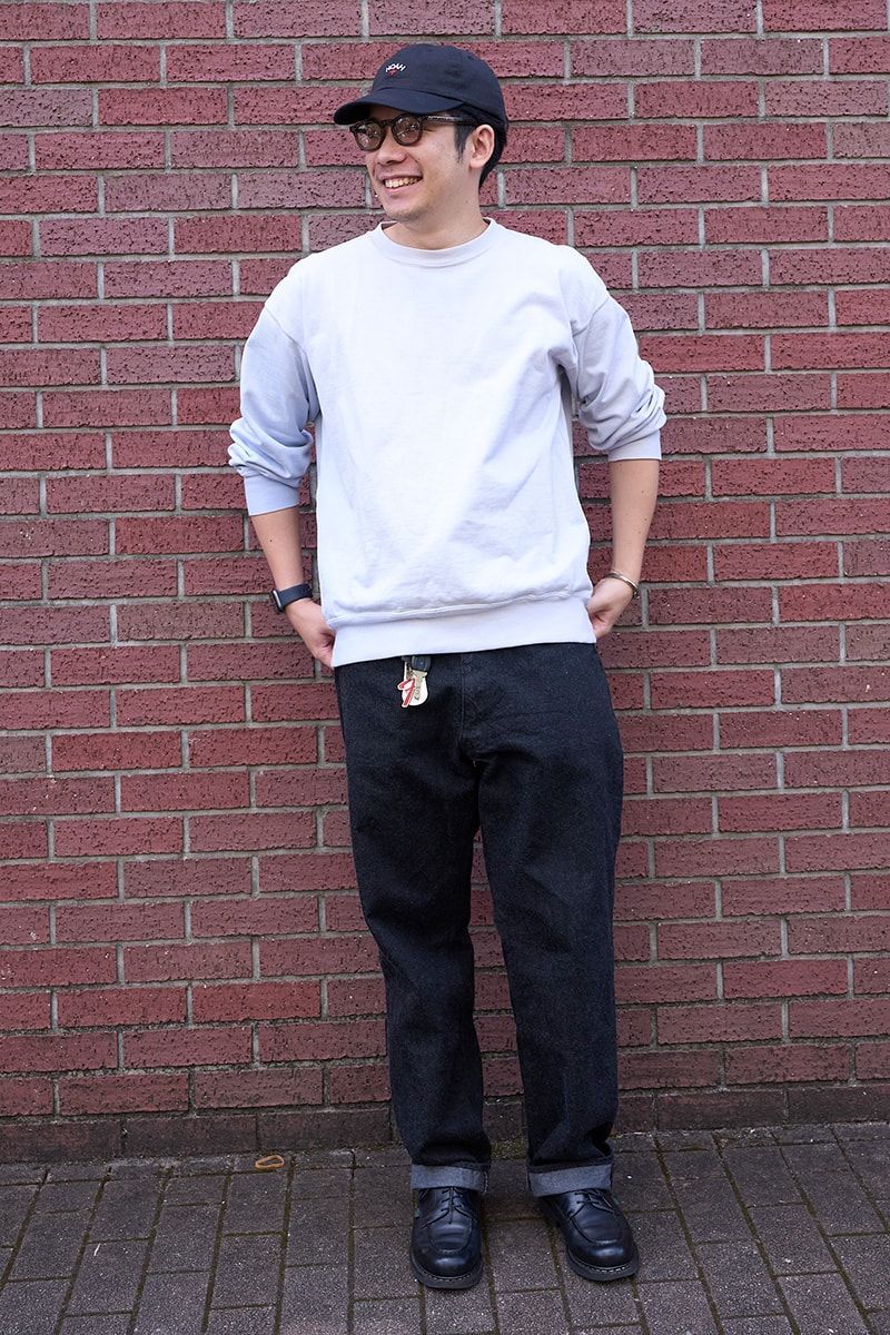 オーラリーのスウェットコーディネート | 260121-1330-43 本田一誠