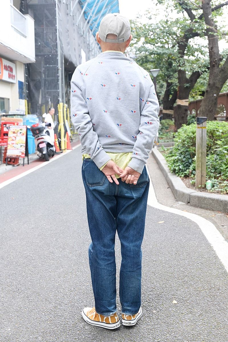 メゾンキツネのスウェットコーディネート | 260121-1335-22 石丸文夫 2枚目の写真