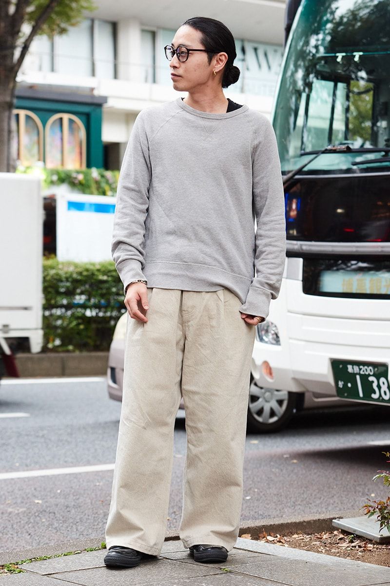 アクネストゥディオズのスウェットコーディネート | 260121-1341-11 中川かい