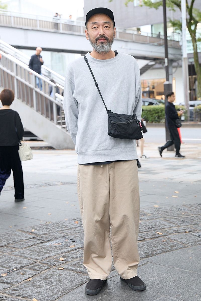 チャンピオンのスウェットコーディネート | 260121-1350-40 鵜飼悠太