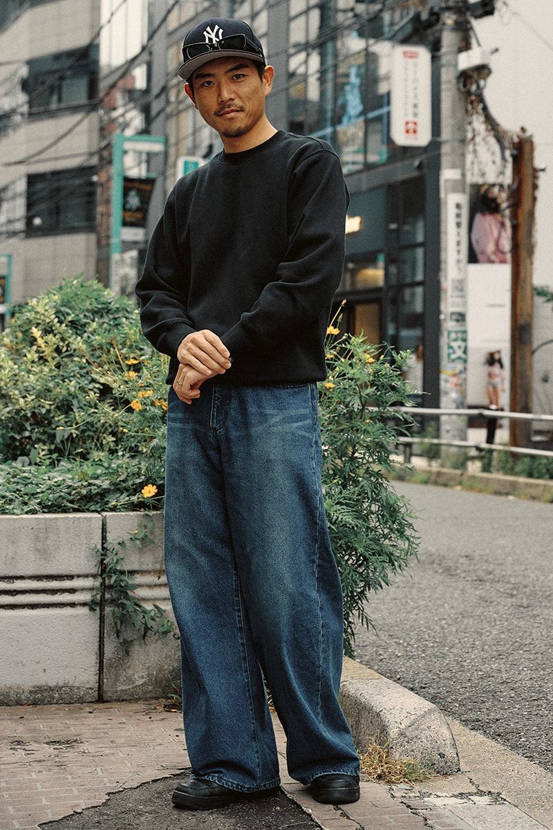 無印良品のスウェットコーディネート | 260121-1353-03 田中 颯