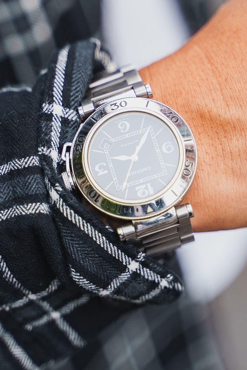 カルティエの腕時計「サントス」「パシャ」。街では“デニム合わせ”にも人気だった！ - 5枚目の画像