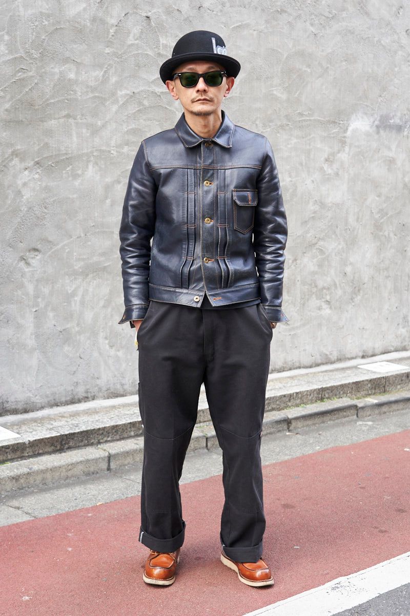 ワイツーレザーのジャケットコーディネート | 260125-1138-31 ユリ 2枚目の写真