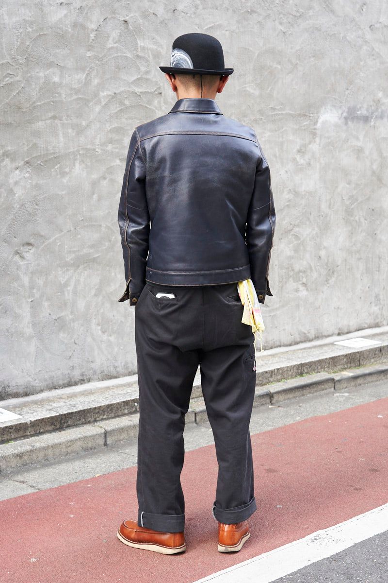 ワイツーレザーのジャケットコーディネート | 260125-1138-31 ユリ 4枚目の写真