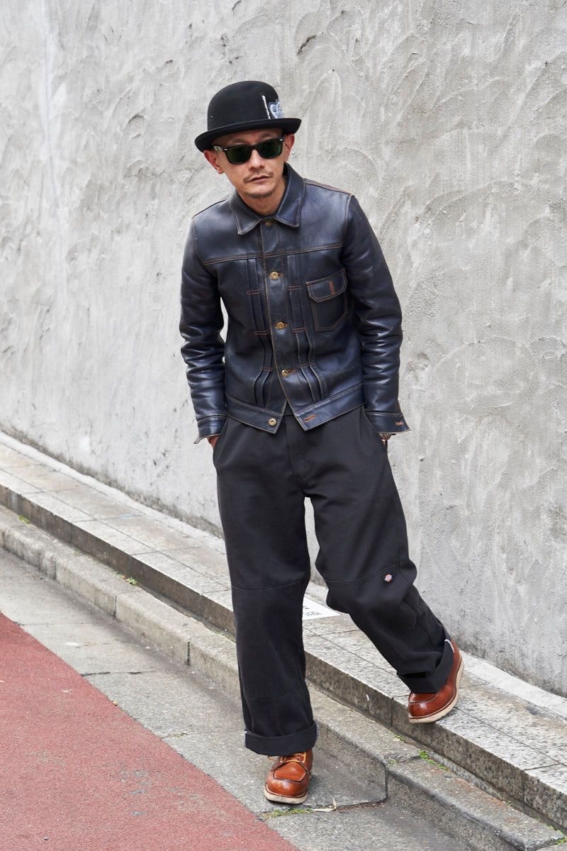 ワイツーレザーのジャケットコーディネート | 260125-1138-31 ユリ 3枚目の写真