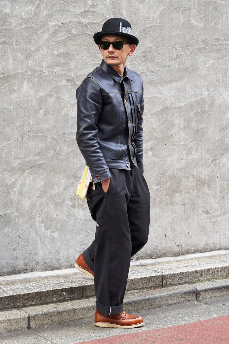 ワイツーレザーのジャケットコーディネート | 260125-1138-31 ユリ