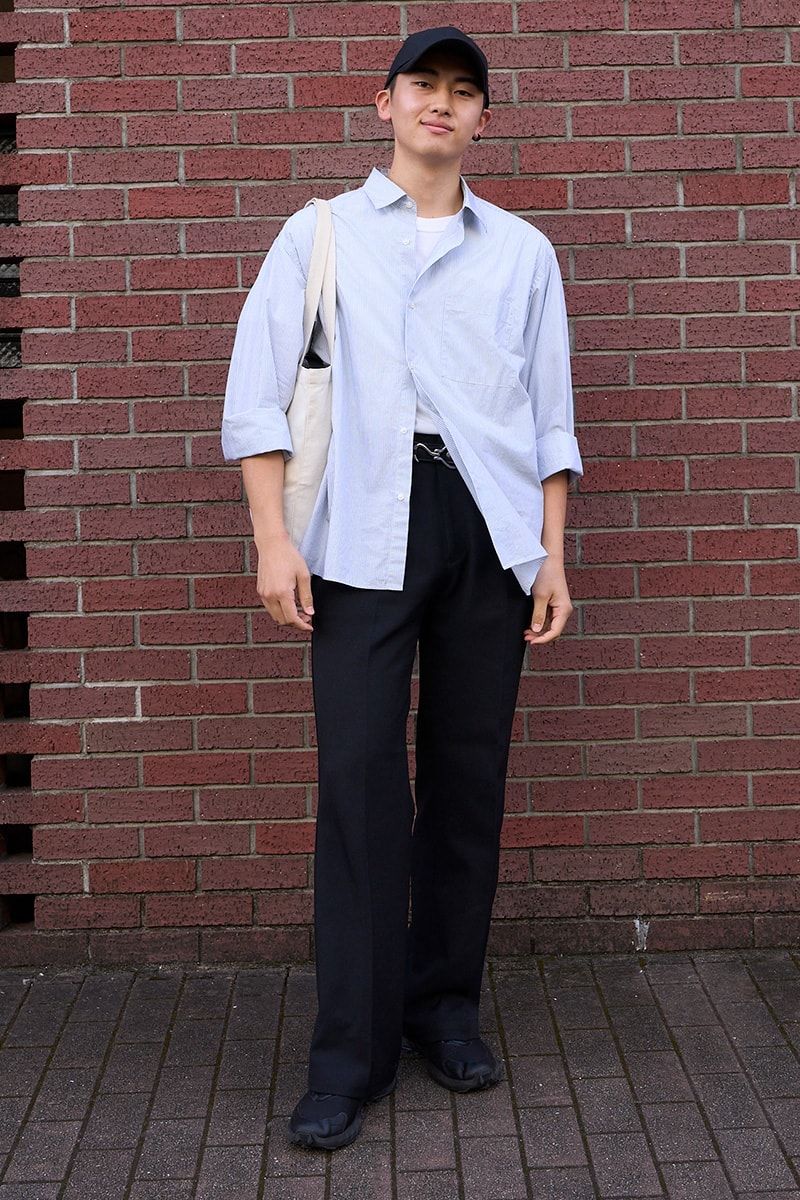 ユニクロのシャツコーディネート | 260126-1709-01 神尾祐成