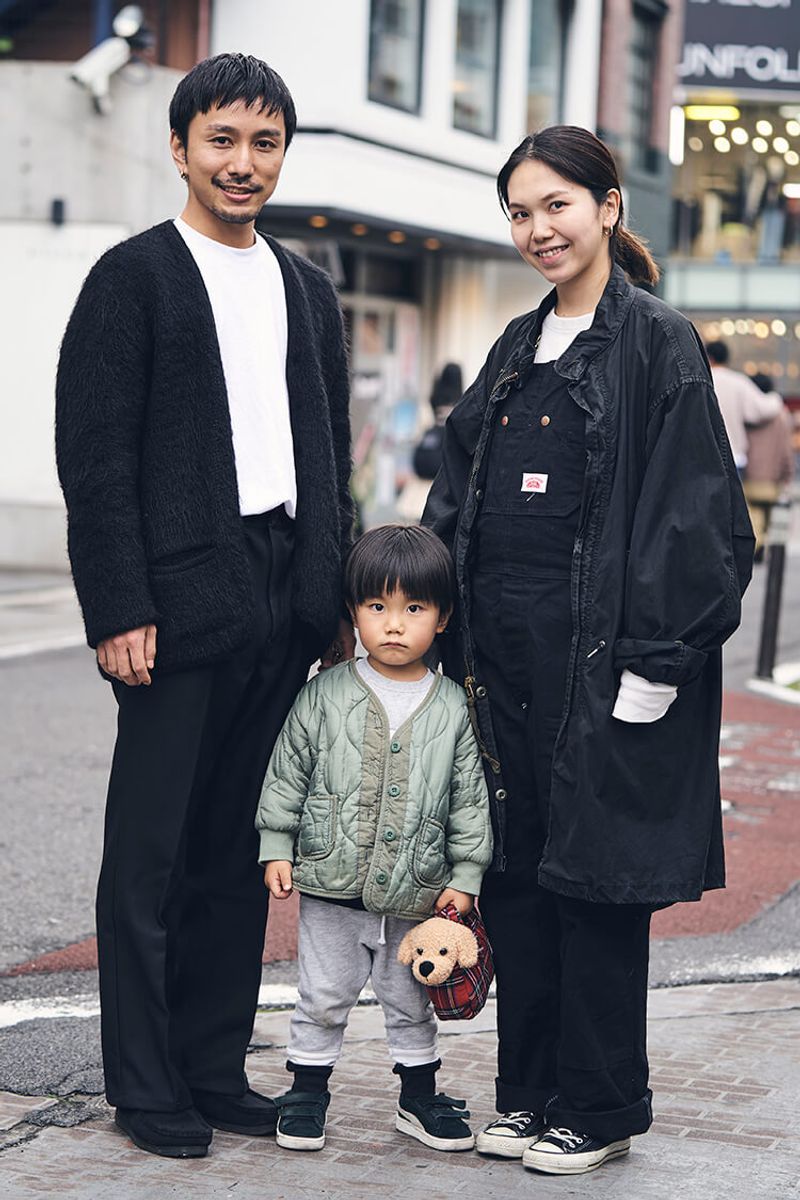 大人っぽさと子供らしさのコントラストはこうやって。のお手本コーデ 若林伸明