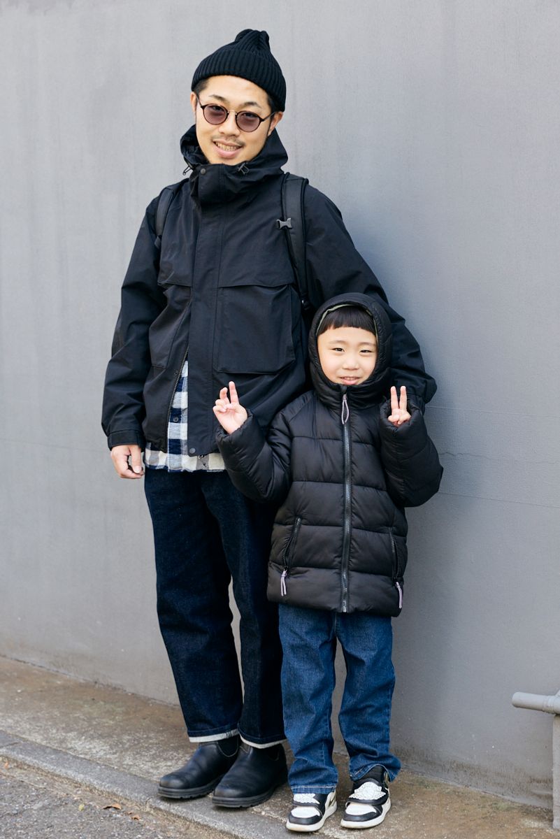 ユニクロのジャケットコーディネート | 260127-0125-05 米岡真吾