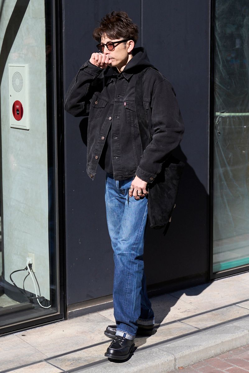 リーバイスのGジャンコーディネート | 260129-2116-09 日野勇二