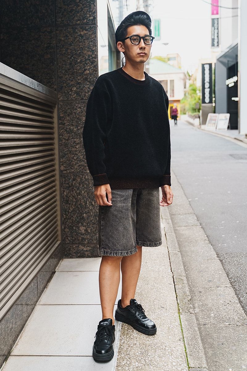 ナノユニバースのスウェットコーディネート | 260128-1735-04 稗田拓馬