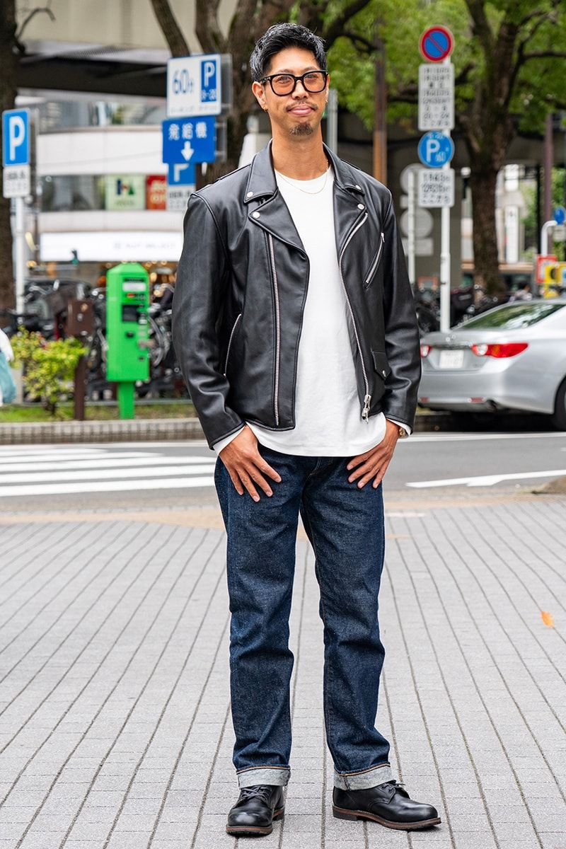 ジャーナルスタンダードのライダーズジャケットコーディネート | 260128-1751-44 平野 卓
