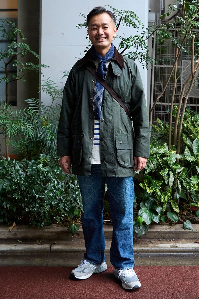 バブアーのジャケットコーディネート | 260128-1804-45 谷山徳太郎 2枚目の写真