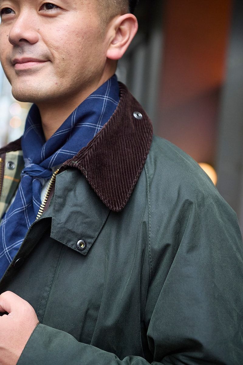 バブアーのジャケットコーディネート | 260128-1804-45 谷山徳太郎 5枚目の写真