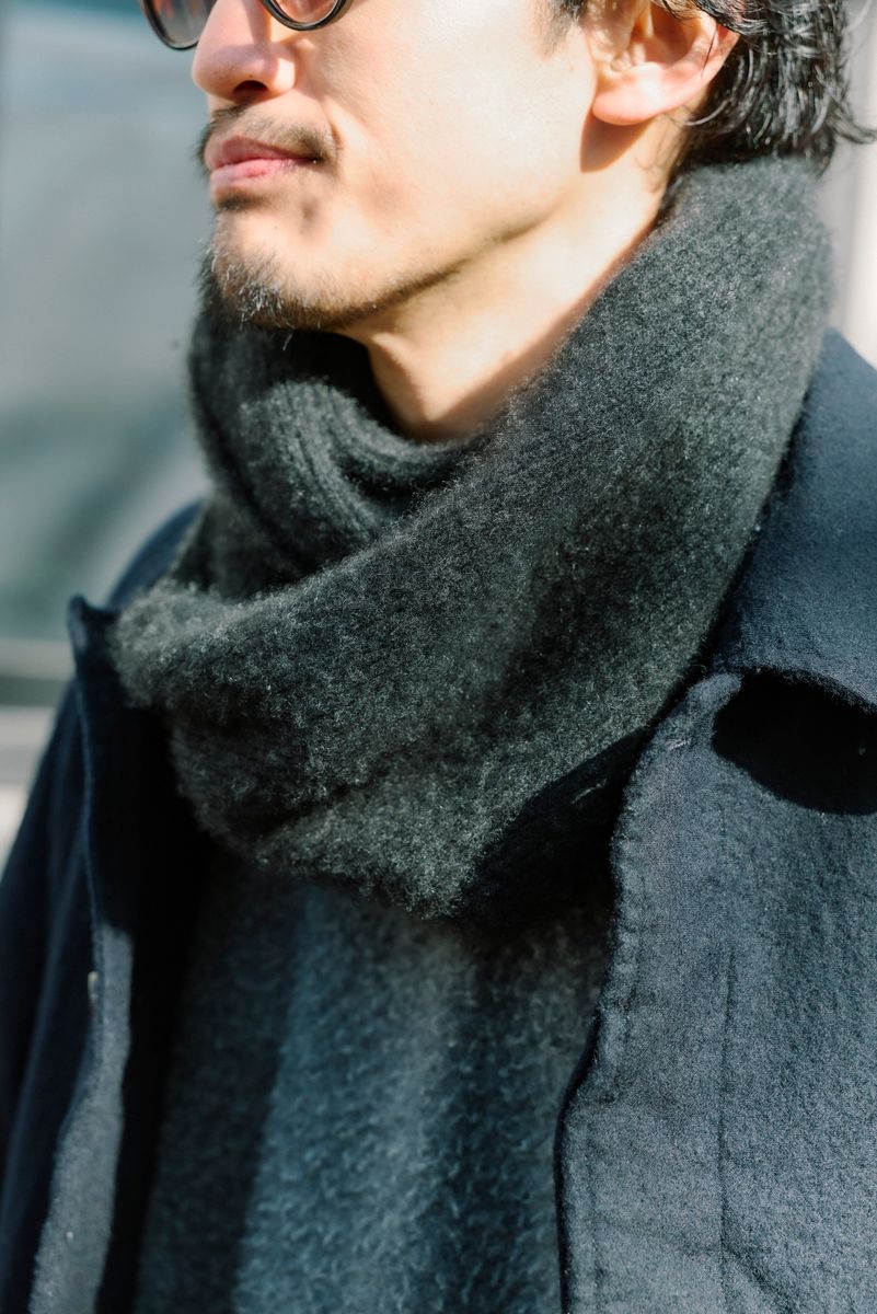 コムデギャルソンオムのコートコーディネート | 260130-0120-53 青木駿也 5枚目の写真