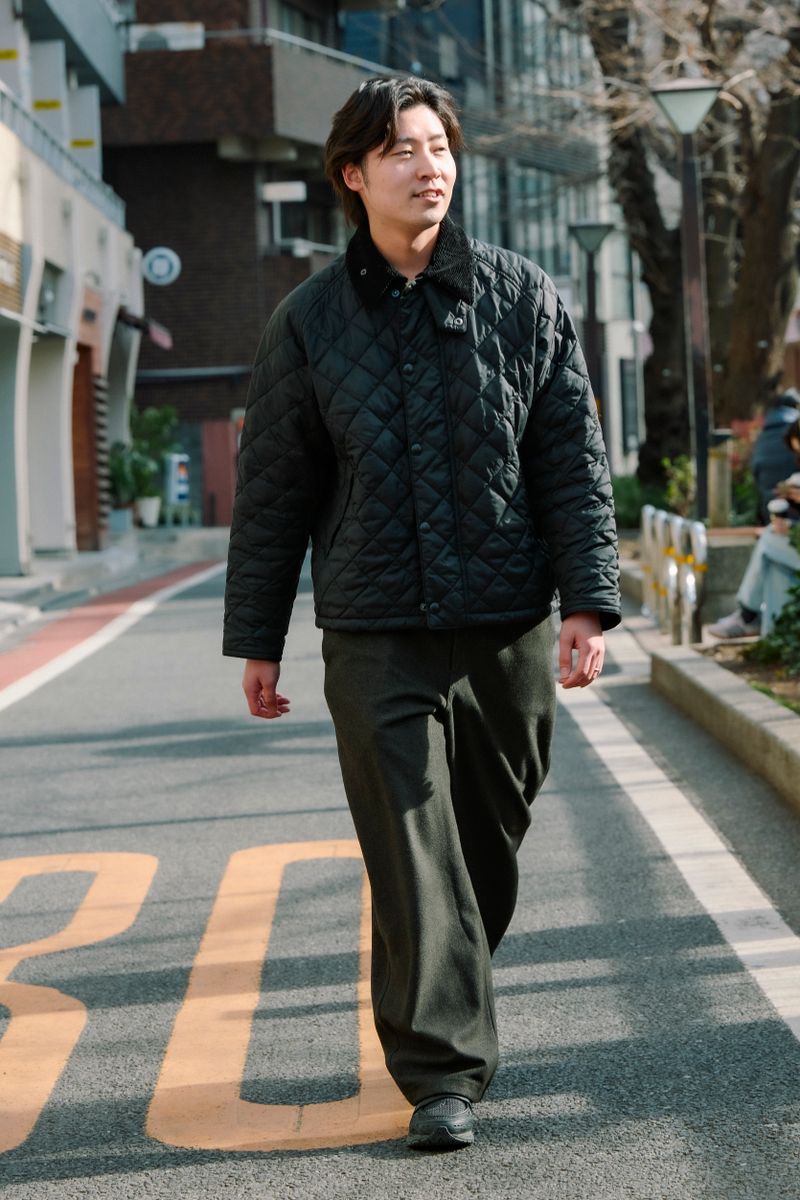 バブアーのジャケットコーディネート | 260130-0134-54 若松海斗 2枚目の写真