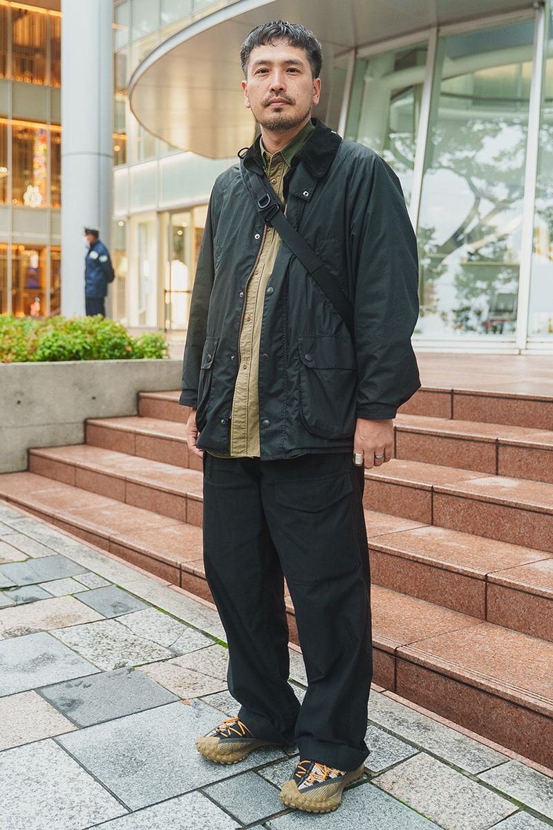 バブアーのジャケットコーディネート | 260130-1711-05 山本直史