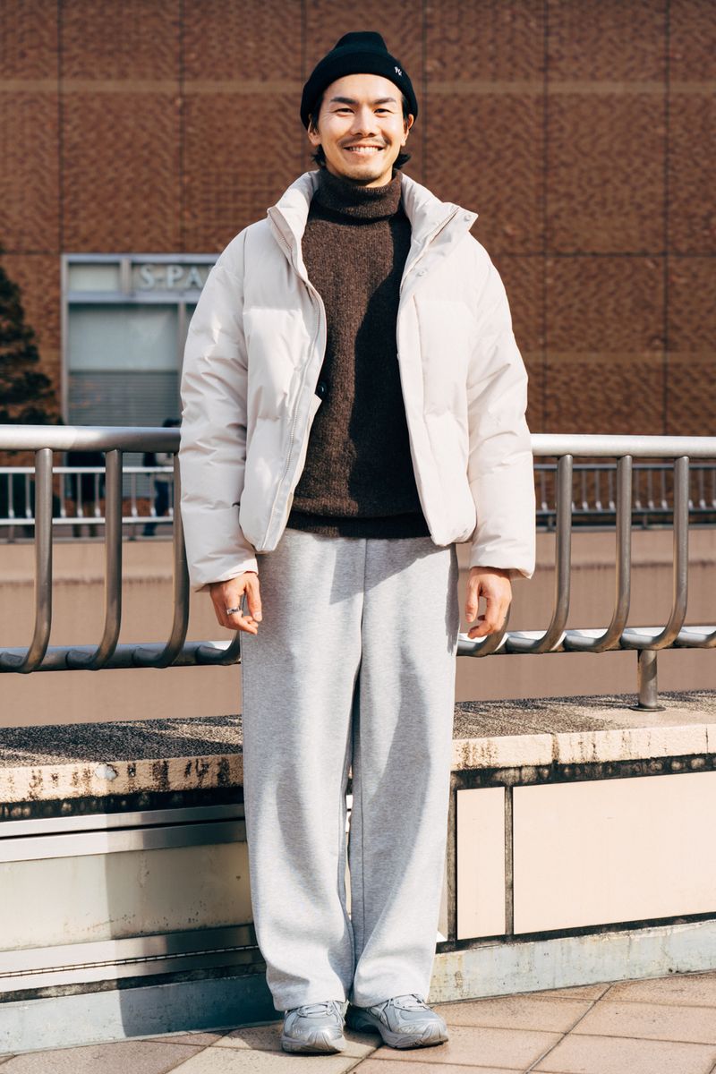 ユニクロのダウンジャケットコーディネート | 260202-1055-27 鈴木孝信