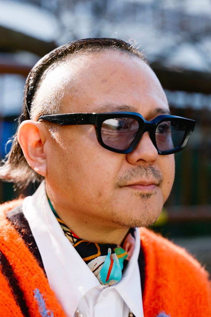 ワイルドアニマルズのカーディガンコーディネート | 260205-0136-08 平井名王企 4枚目の写真