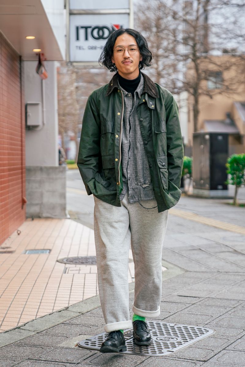 バブアーのジャケットコーディネート | 260215-0555-28 佐藤鉄太 2枚目の写真