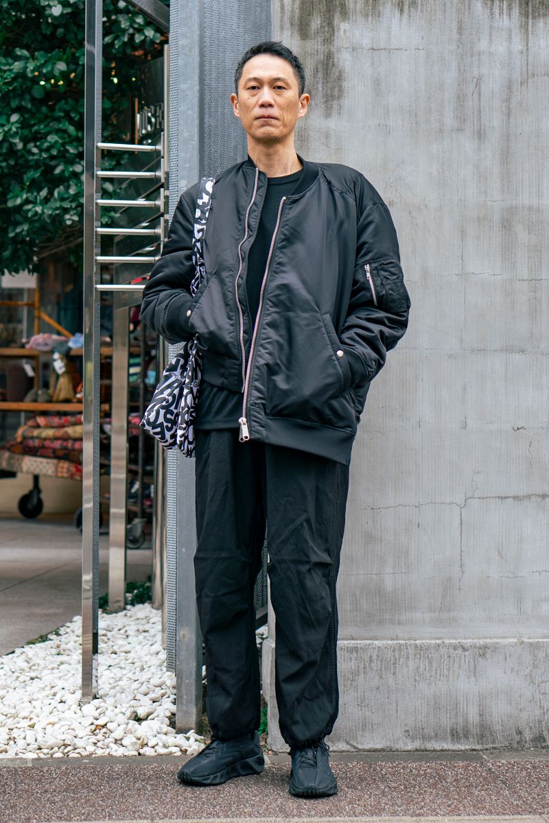 ブラックコムデギャルソンのジャケットコーディネート | 260215-0602-36 オカザキ