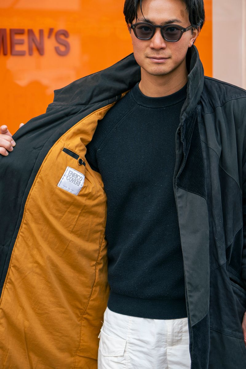 エンリココベリのコートコーディネート | 260215-0621-11 長嶋亮磨 6枚目の写真