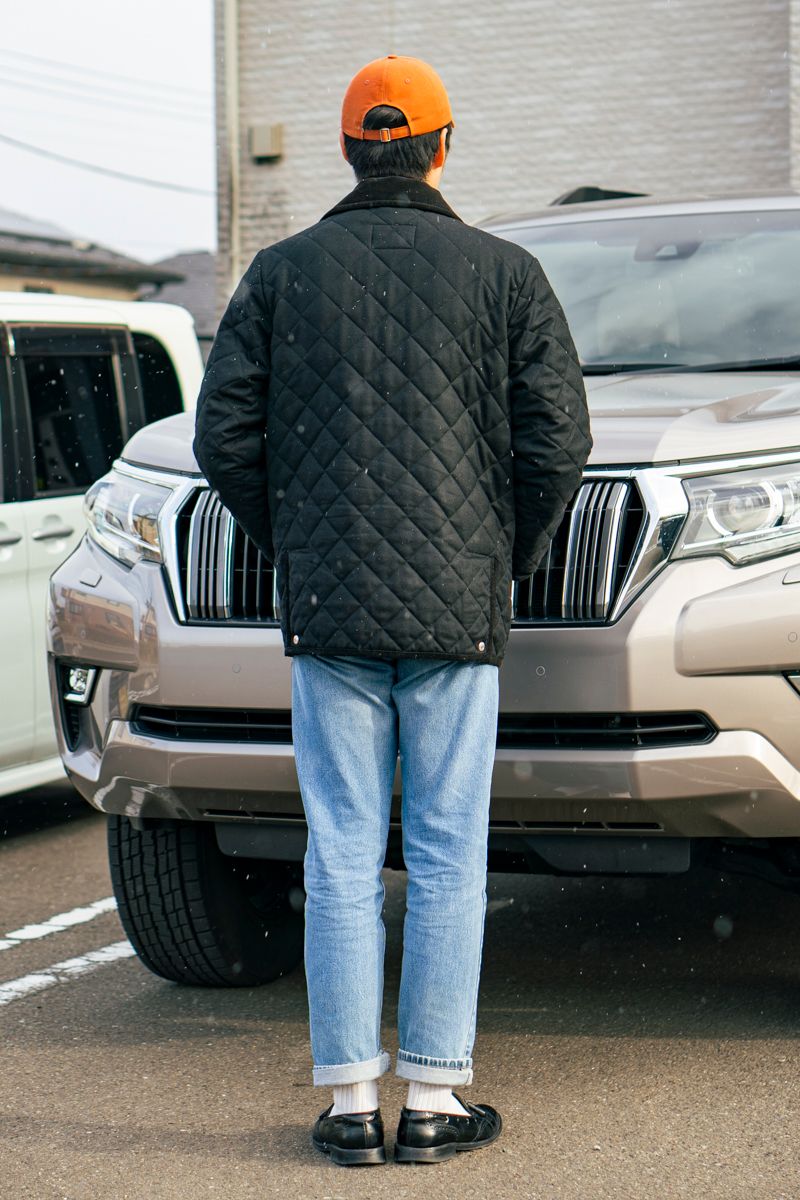 トラディショナルウェザーウェアのジャケットコーディネート | 260215-0624-35 大藪雄磨 4枚目の写真