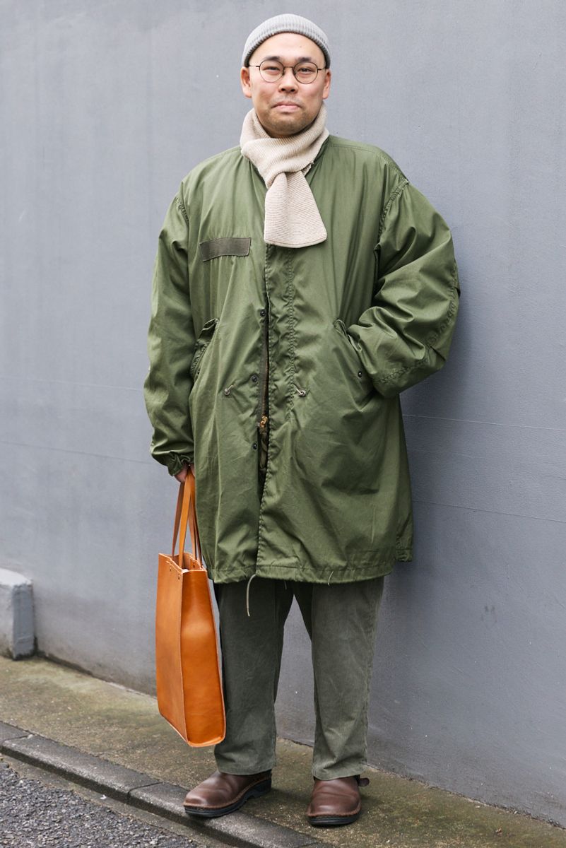 古着のコートコーディネート | 260215-1213-22 ウエノ 3枚目の写真