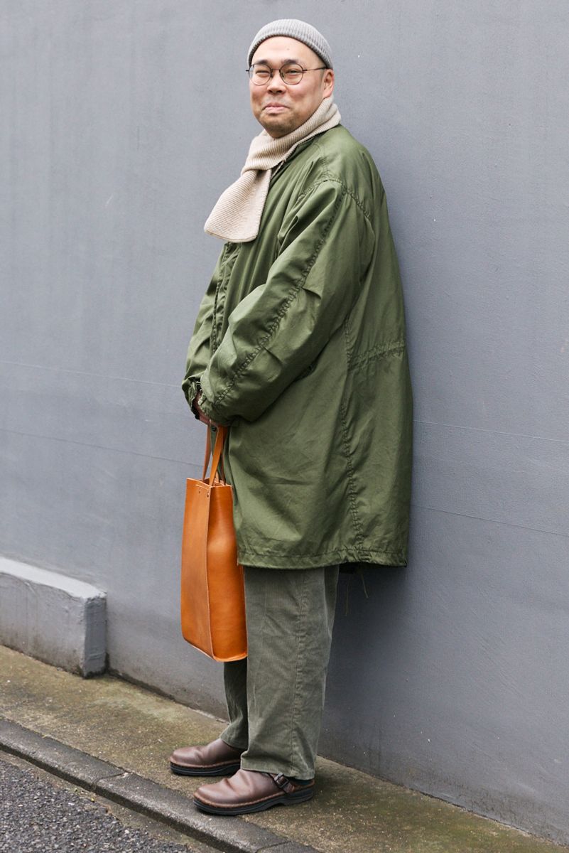 古着のコートコーディネート | 260215-1213-22 ウエノ 2枚目の写真