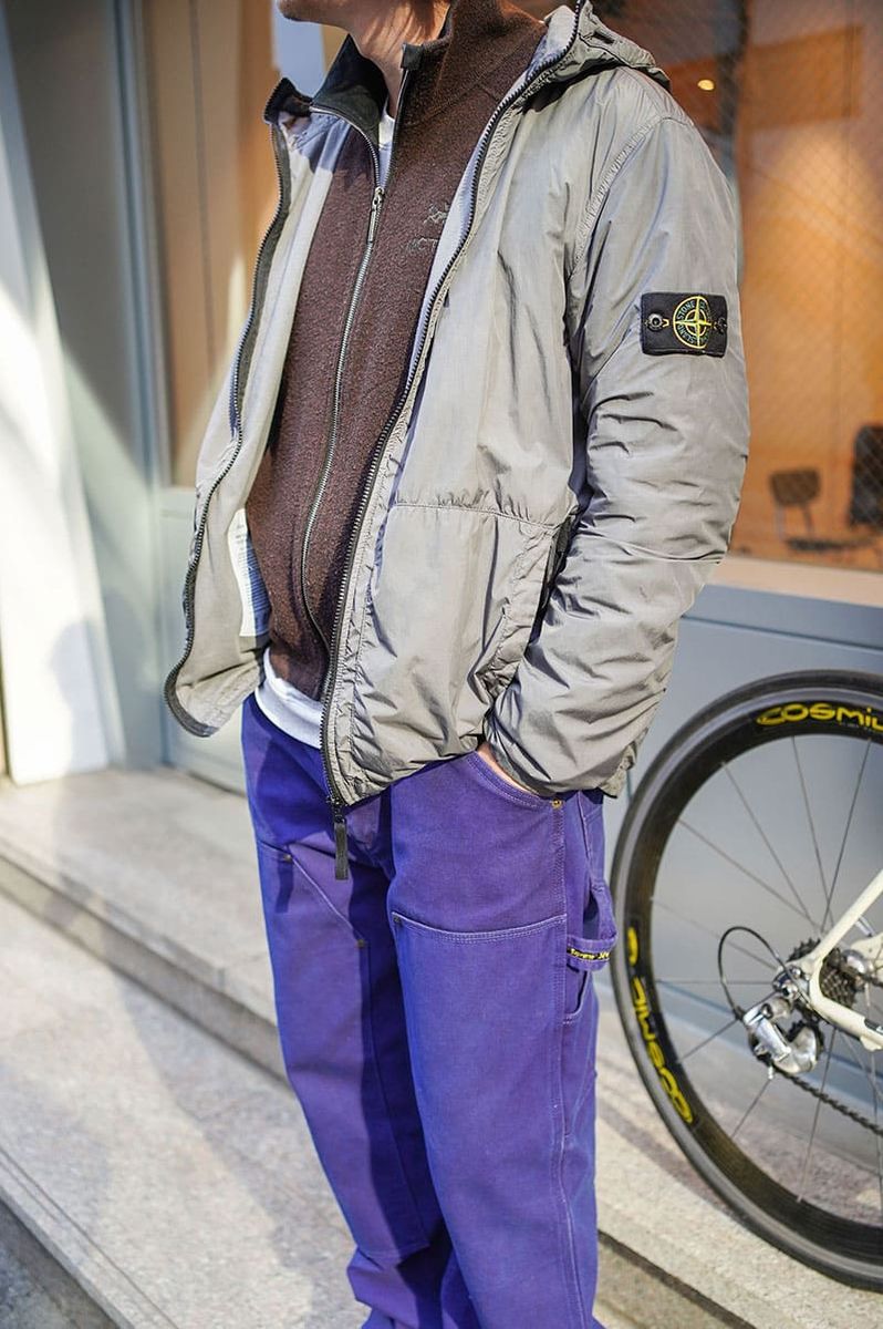 ストーンアイランドのジャケット/アウターコーディネート | 260218-1739-16 ハ・ジュニ 9枚目の写真