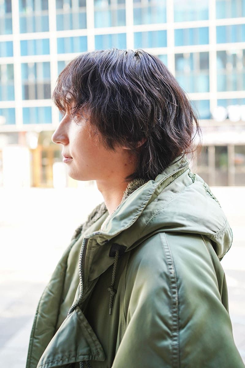 アルファインダストリーズのアウターコーディネート | 260218-1821-54 パク・ヒノ 4枚目の写真