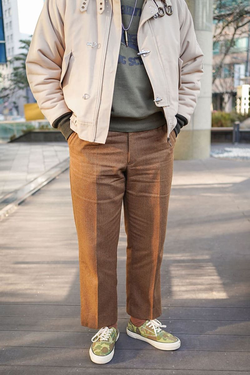 ヴィンテージ のパンツコーディネート | 260218-1853-43 オ・チャンソク 8枚目の写真