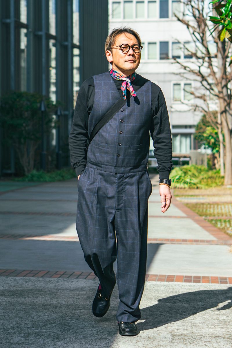 ユナイテッドアローズアンドサンズのオールインワンコーディネート | 260219-0153-57 外賀幸一 3枚目の写真