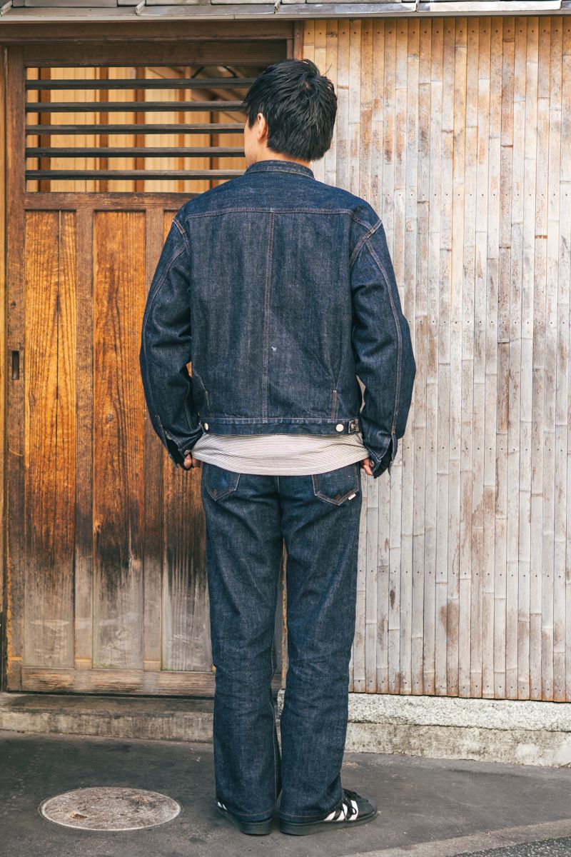 スタビライザージーンズのGジャンコーディネート | 260219-0225-19 大山耕平 4枚目の写真
