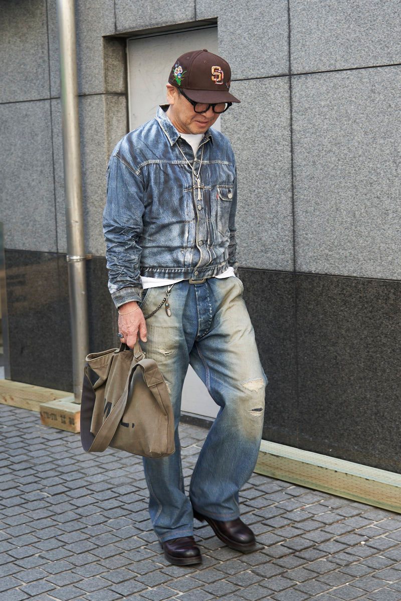 ベルベルジン×リーバイス×アイジュンヤワタナべマンのGジャンコーディネート | 260223-1837-38 shiba 2枚目の写真