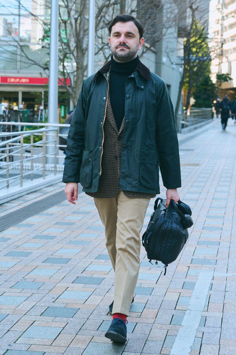 バブアーのジャケットコーディネート | 260306-1031-26 HIPPOLYTE 2枚目の写真