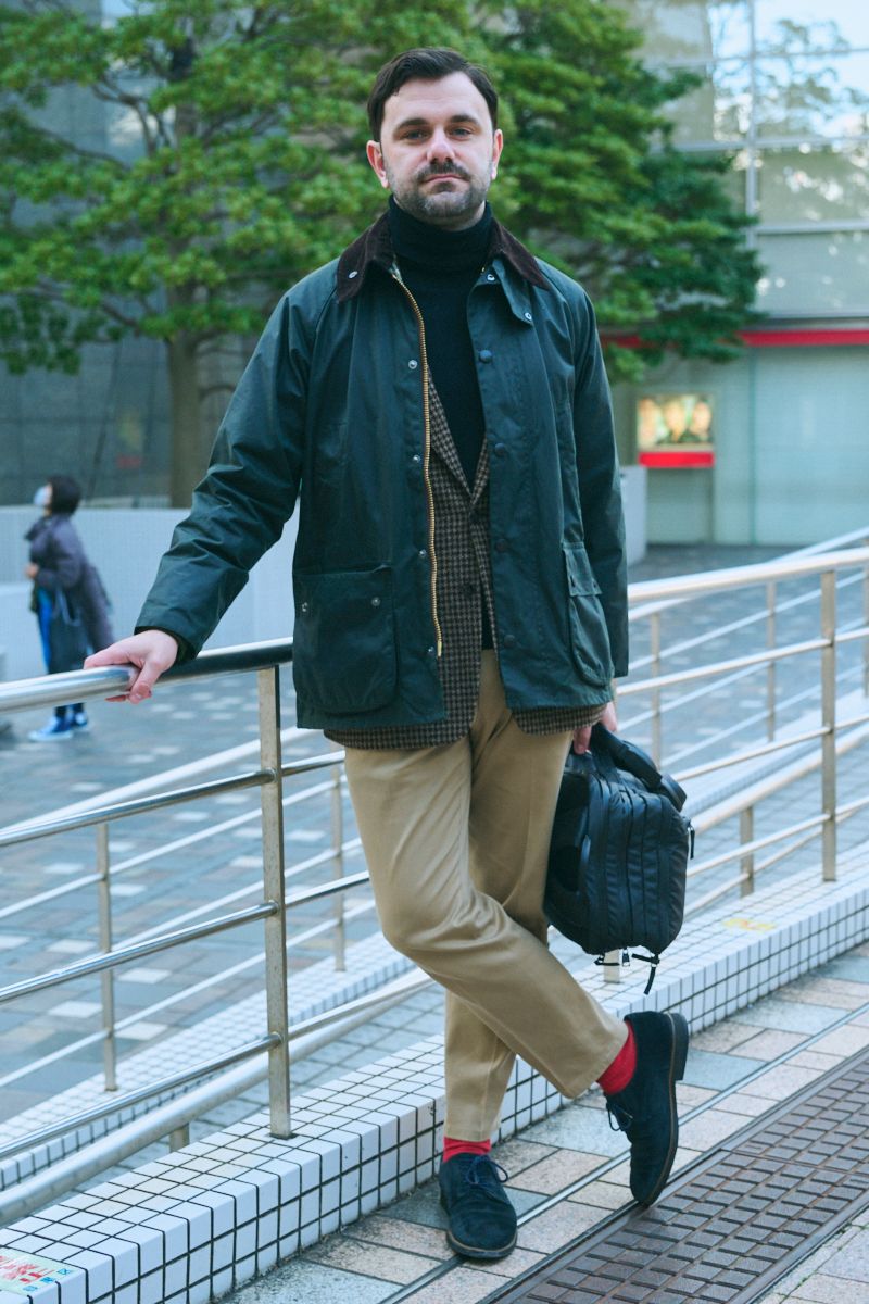 バブアーのジャケットコーディネート | 260306-1031-26 HIPPOLYTE