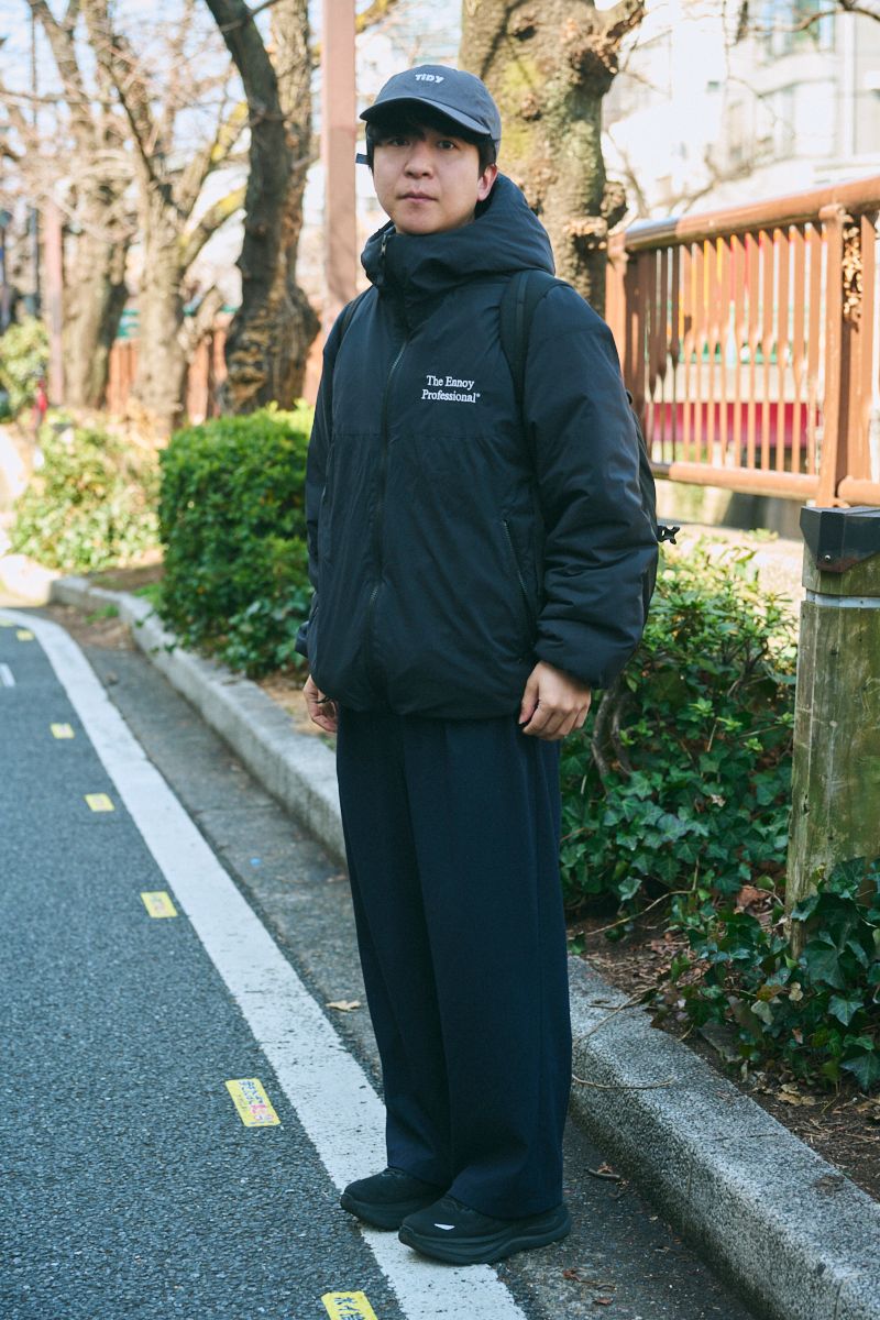 エンノイのジャケットコーディネート | 260307-0753-59 佐藤幸之輔