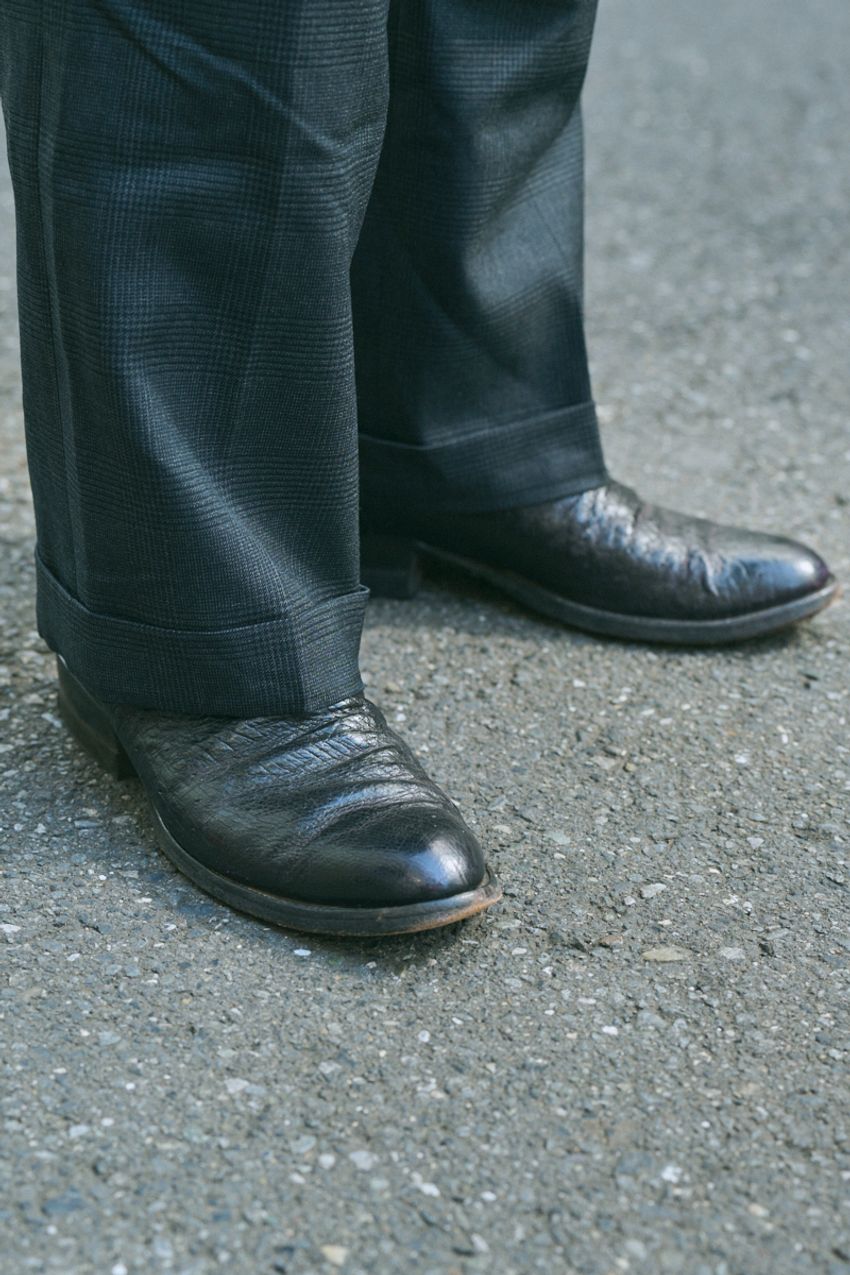 “レザーシューズ着用率”が増加中！街の洒落者たちが選んだブランドとコーデ術 - 9枚目の画像