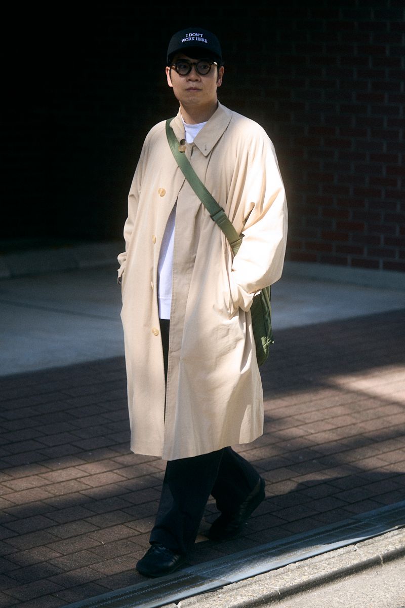 エルイーのコートコーディネート | 260309-1316-28 中澤拓也