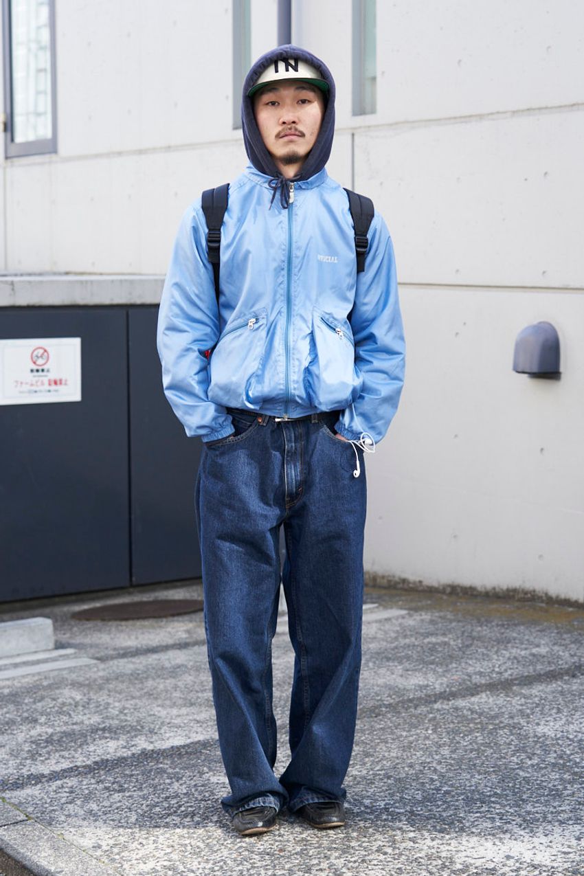 春のデニムは“適度に太め”が人気！革ジャン、短丈アウターetc.今っぽく見せた5名のコーデ紹介 - 5枚目の画像