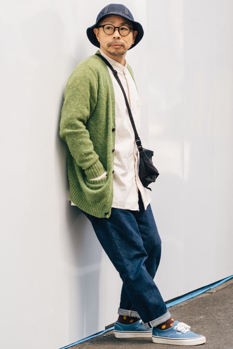フリークスストアのカーディガンコーディネート | 260318-0852-27 伊藤貴之