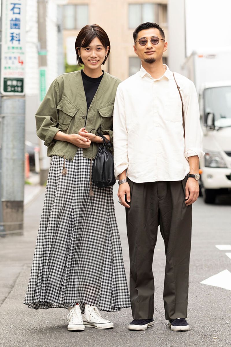 生成り×スミクロ＝やわらかモノトーンという方程式 森岡勇太