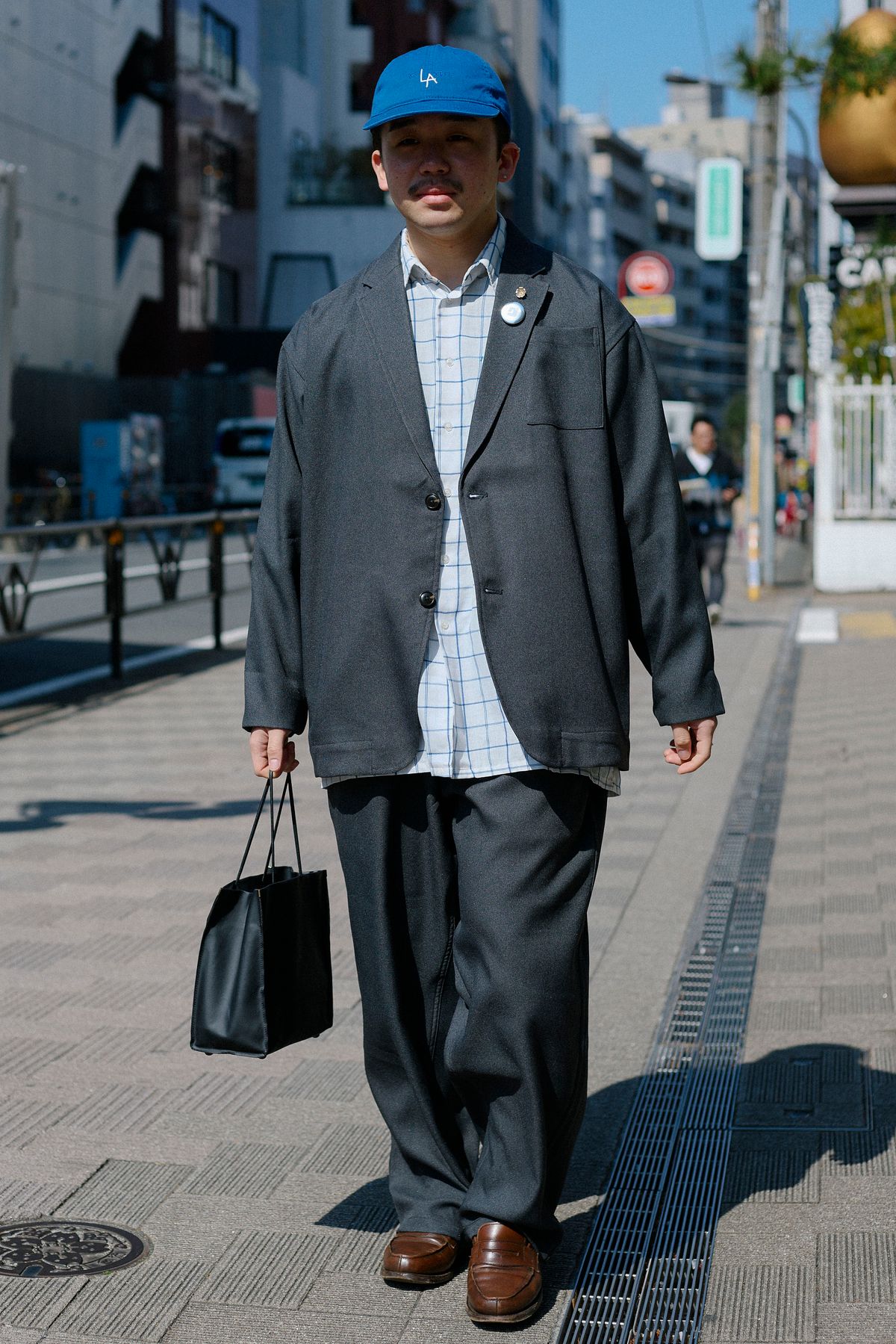 ジャケット リラックスフィット  シャツ 古着  パンツ リラックスフィット  シューズ バーウィック  帽子 リラックスフィット  バッグ ケントハシグチ  腕時計 セイコー  リング オリジナル（自作）