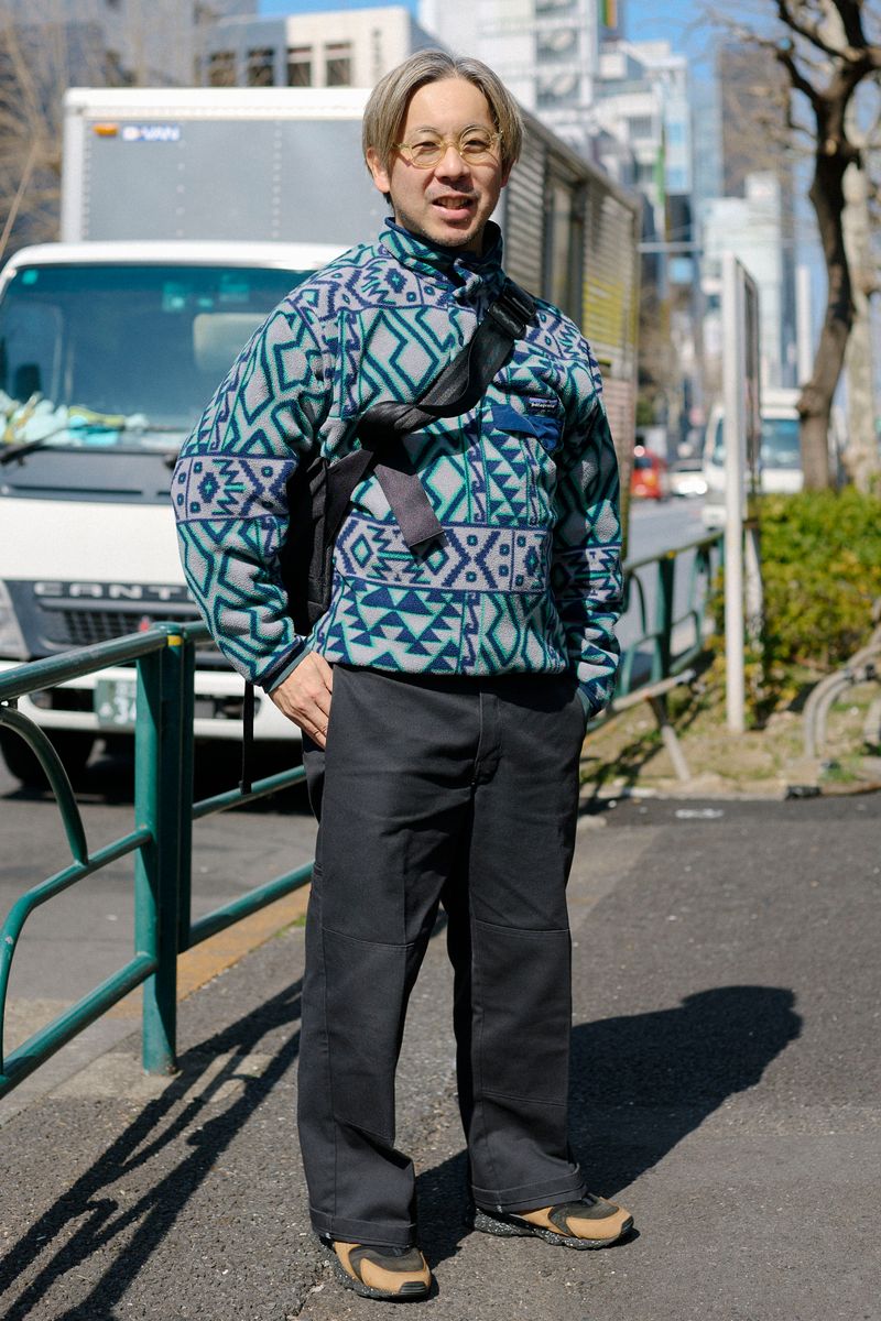 パタゴニアのフリースコーディネート | 260320-1918-31 江野晋平 5枚目の写真