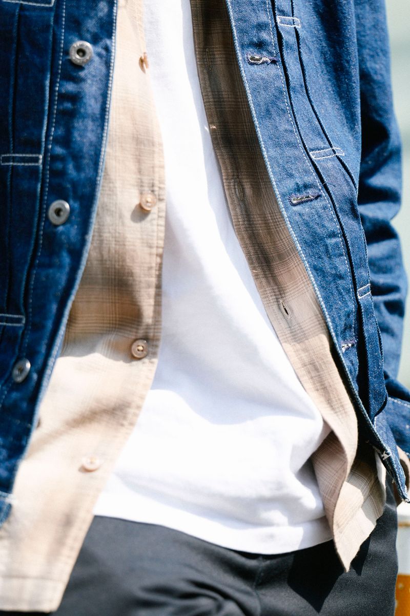 リーバイスのGジャン、Tシャツコーディネート | 260402-0253-17 宇内 彰 8枚目の写真