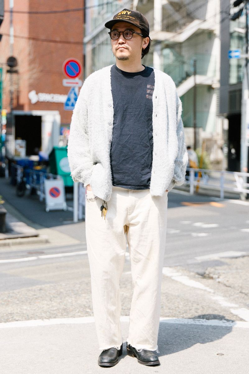 タウンクラフトのカーディガンコーディネート | 260402-0302-07 宮内一彰