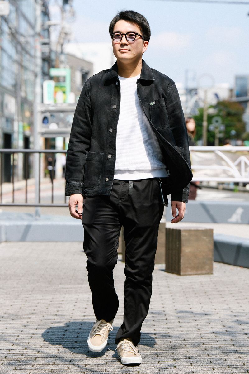 ラコステのGジャンコーディネート | 260402-0309-23 櫻庭敬亮 4枚目の写真