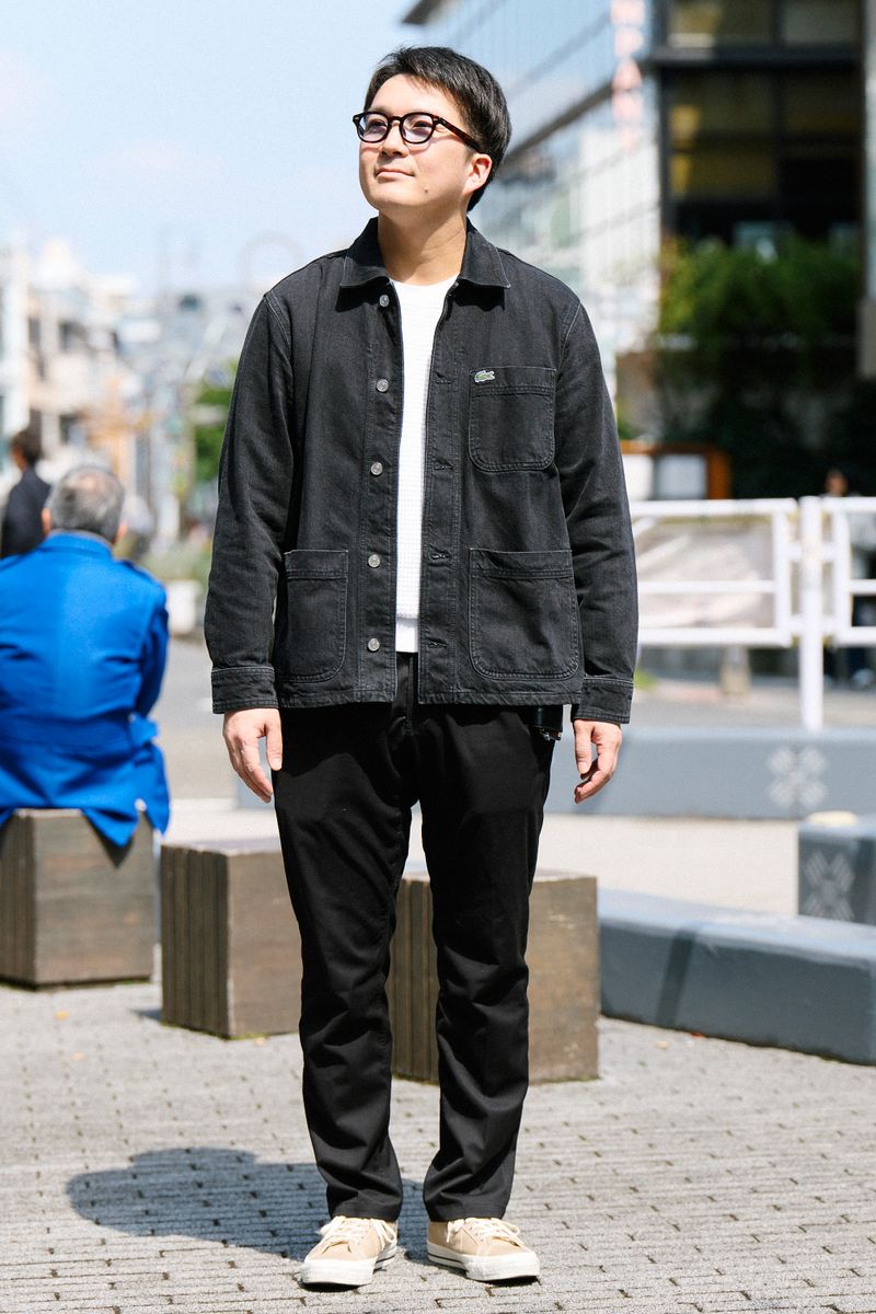 ラコステのGジャンコーディネート | 260402-0309-23 櫻庭敬亮 3枚目の写真